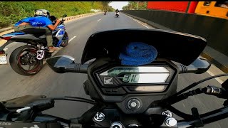 Honda X-Blade Vs Suzuki Gixxer SF..  Friendly Race ️‍ আজ স্পোর্টস বাইক নেই বলে