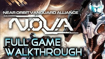 N.O.V.A. - Near Orbit Vanguard Alliance - Full Walkthrough | No commentary (PSP)