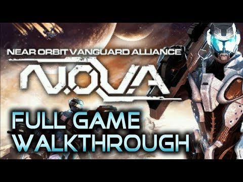 N.O.V.A. - Near Orbit Vanguard Alliance - Full Walkthrough | No commentary (PSP)