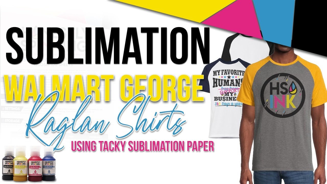 Walmart George Brand Reglan Shirts: How do they Sublimate? 