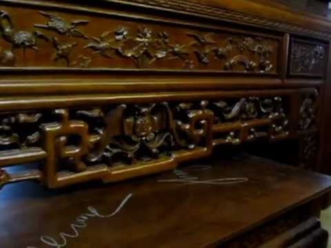 Video Bàn thờ Như ý gỗ gụ, hương Đồ gỗ Đức Hiền 17/7/2012,... - youtube