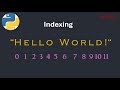 py1@5 Indexing in Python بايثون بالعربي