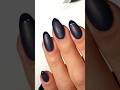 Matte manicure with glossy French tips 💙 #shorts #tutorial #gelnails #nailart #nails #naildesign
