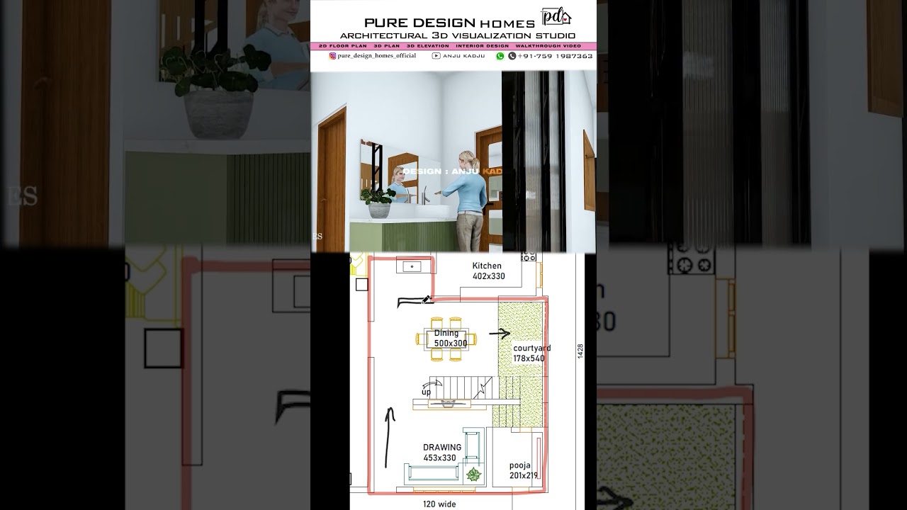 INTERIOR DESIGN WALKTHROUGH VIDEO/3d ANIMATION/ANJU KADJU