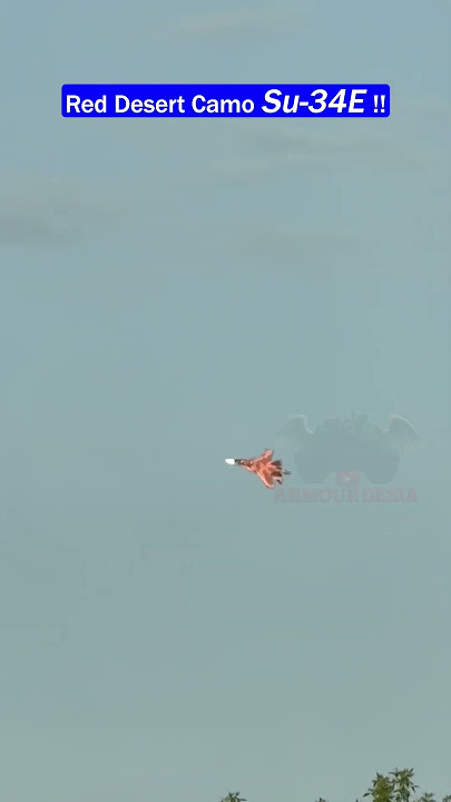 SU 34E in Strange Desert Camouflage Spotted!