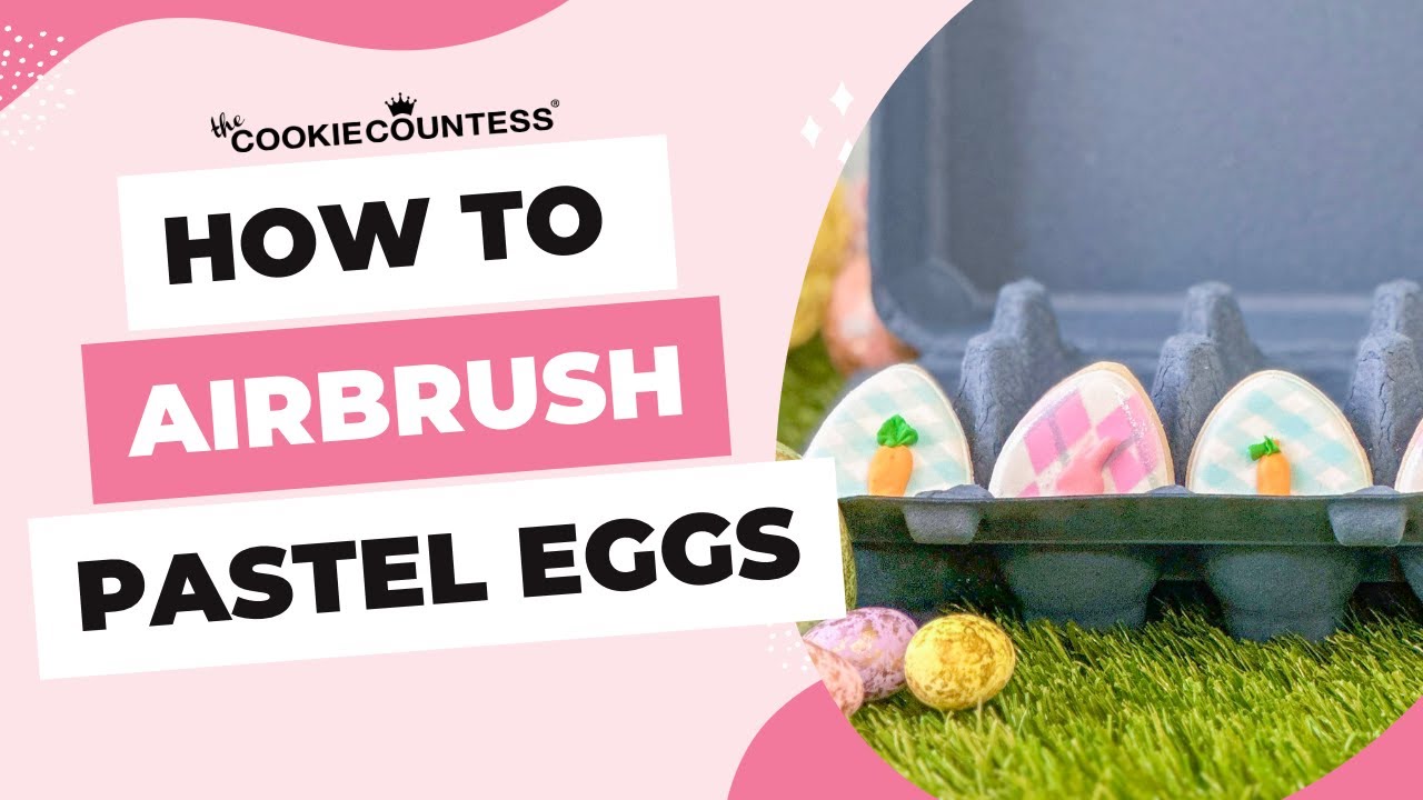 How To Airbrush Mini Pastel Easter Eggs YouTube