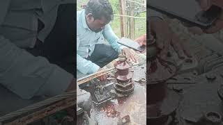 power transformer oil check#Electrician🔧