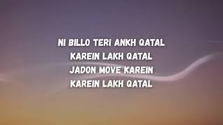 Qatal Song (lyrics)🎶| Guru Randhawa | Sanjoy | Gill machhrai 🎼🎵