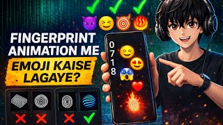 Fingerprint Animation Me Emoji Kaise Lagaye? 😱  #android #fingerprint #tech #video  screenshot 1