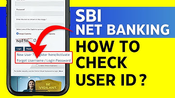 SBI Net banking User ID Forgot - How to Find User ID in SBI Net Banking?