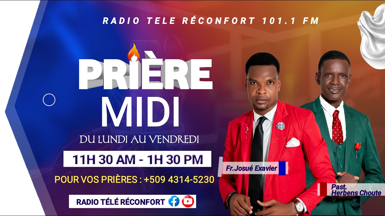 PRIÈRE-MIDI | JIJ:6V25 SENYÈ, RANVÈSE TOUT OTÈL KAP PALE KONT NOU, KAP PALE SOU LAVI NOU.