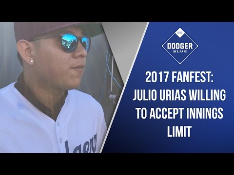 Dodgers 2017 FanFest: Julio Urias Willing To Accept Innings Limit