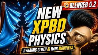 Blender 5.2's New Dynamic Cloth &amp; Hair System Explained