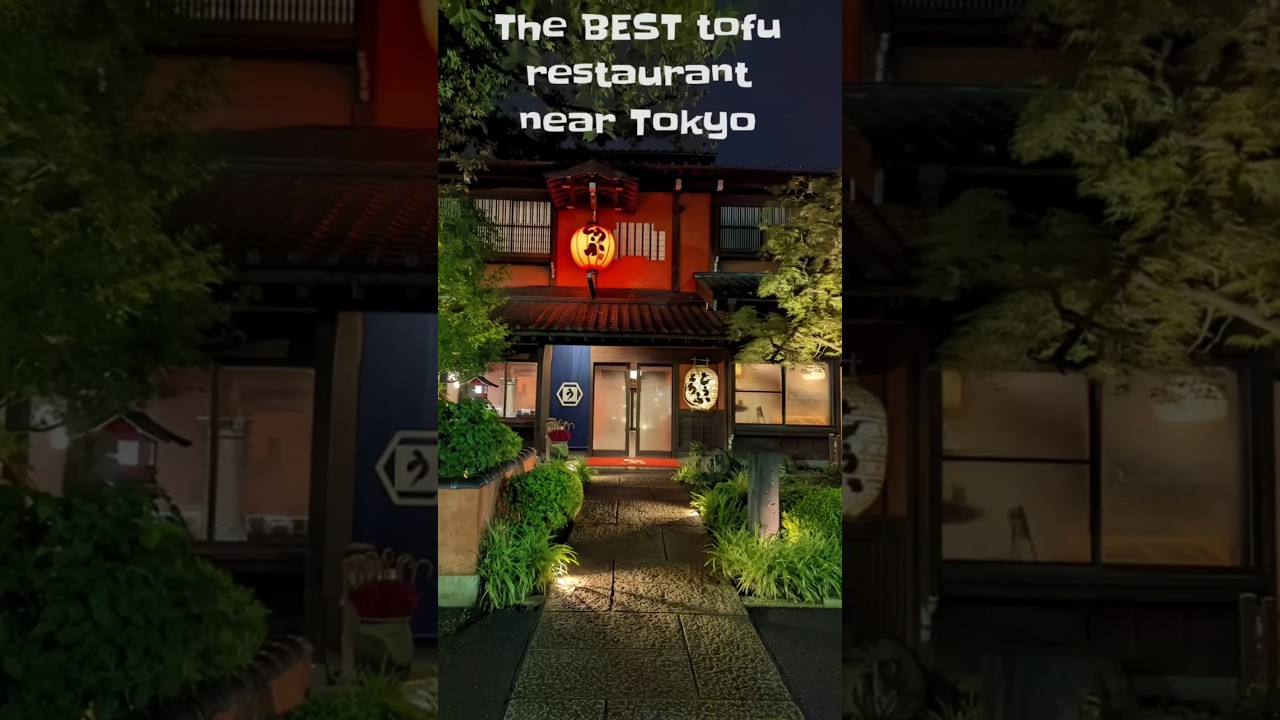 The BEST Tofu restaurant near Tokyo (Saginuma)