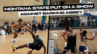 NCAA D1 SCHOOL🇺🇸 PUTS ON A SHOW 🔥 AGAINST UK ACADEMY🇬🇧 | Barking Abbey Vs Montana State