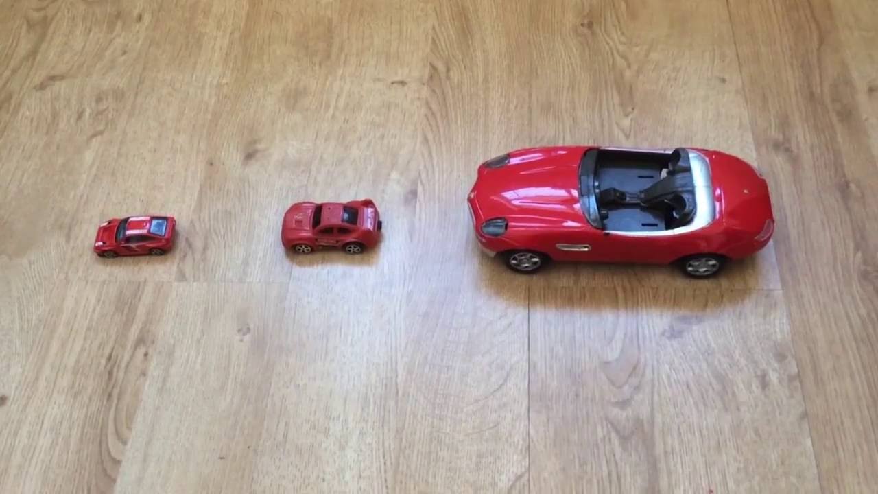 small red toy car