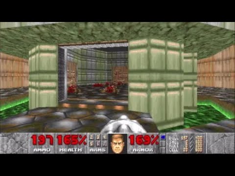 DooM [E1M4: Command Control] w/ Commentary (Ultra-Violence 100% ...