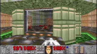 DooM [E1M4: Command Control] w/ Commentary (Ultra-Violence 100%) Walkthrough