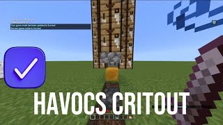 The best minecraft bedrock critout trap Havocs critout