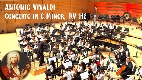 Vivaldi, Concerto for Strings in C Minor, RV 118