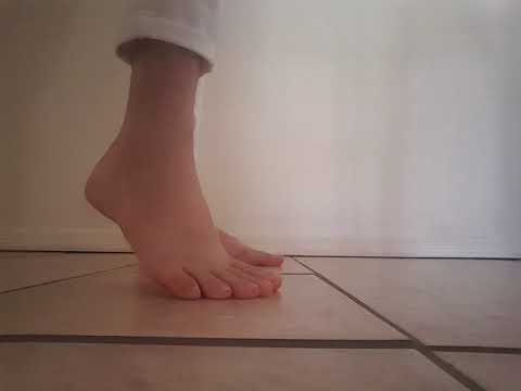 Barefoot in White Pants