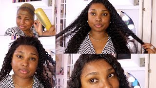 Trying The Bald Cap Mehtod For The First Time Ft. Alibele Hair