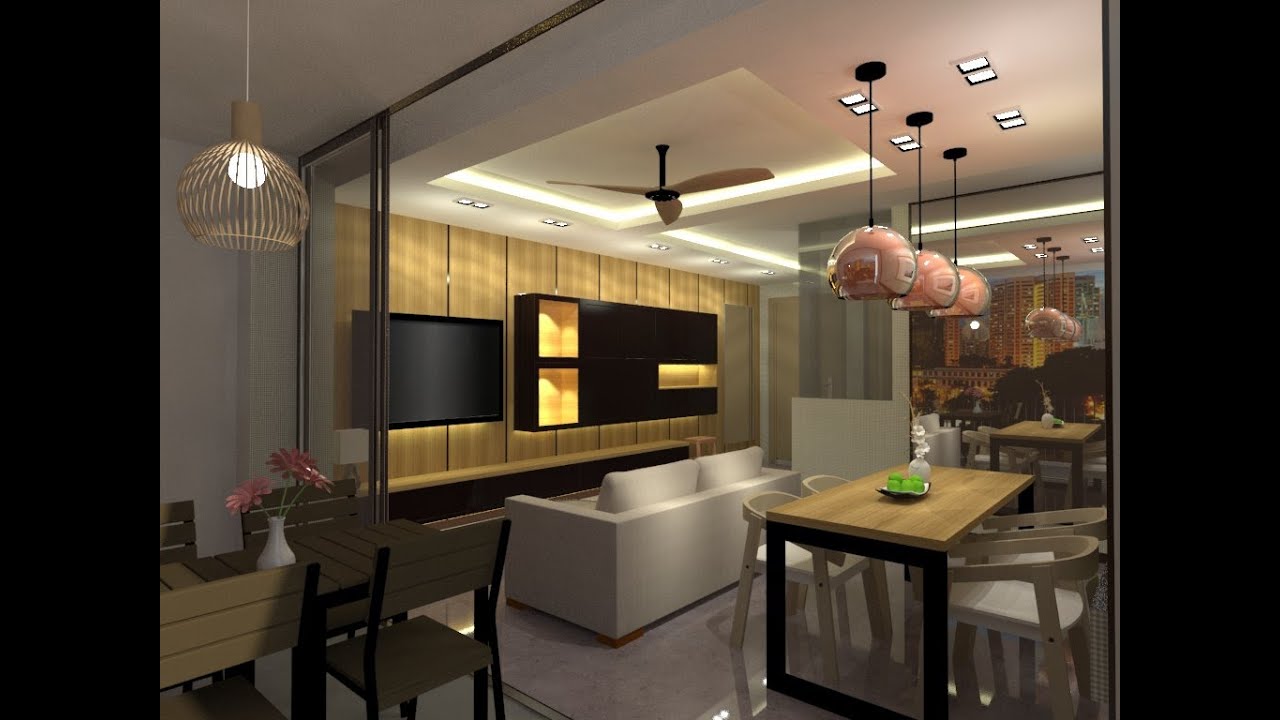 Sketchup Vray 3d Living Room Interior Design Speed Up Video