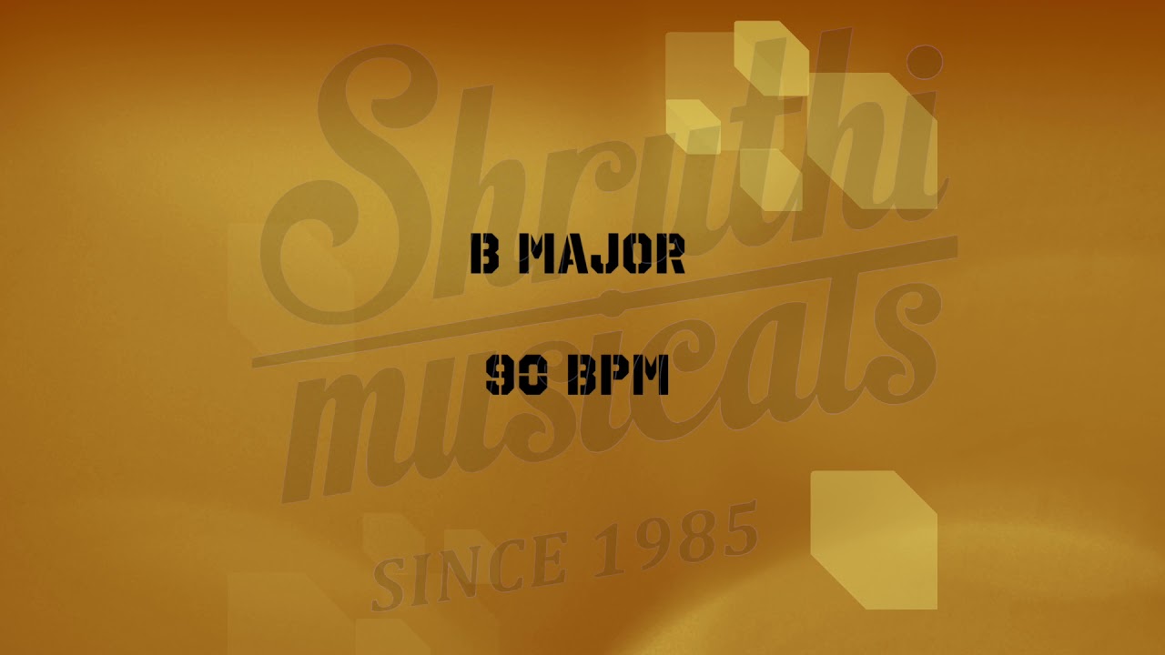 B MAJOR STATIC BACKING TRACK