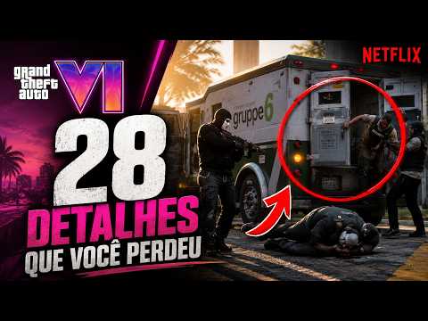 28 DETALHES QUE VOCÊ NÃO PERCEBEU NO NOVO TRAILER ESTENDIDO DO GTA 6! 👀🔥