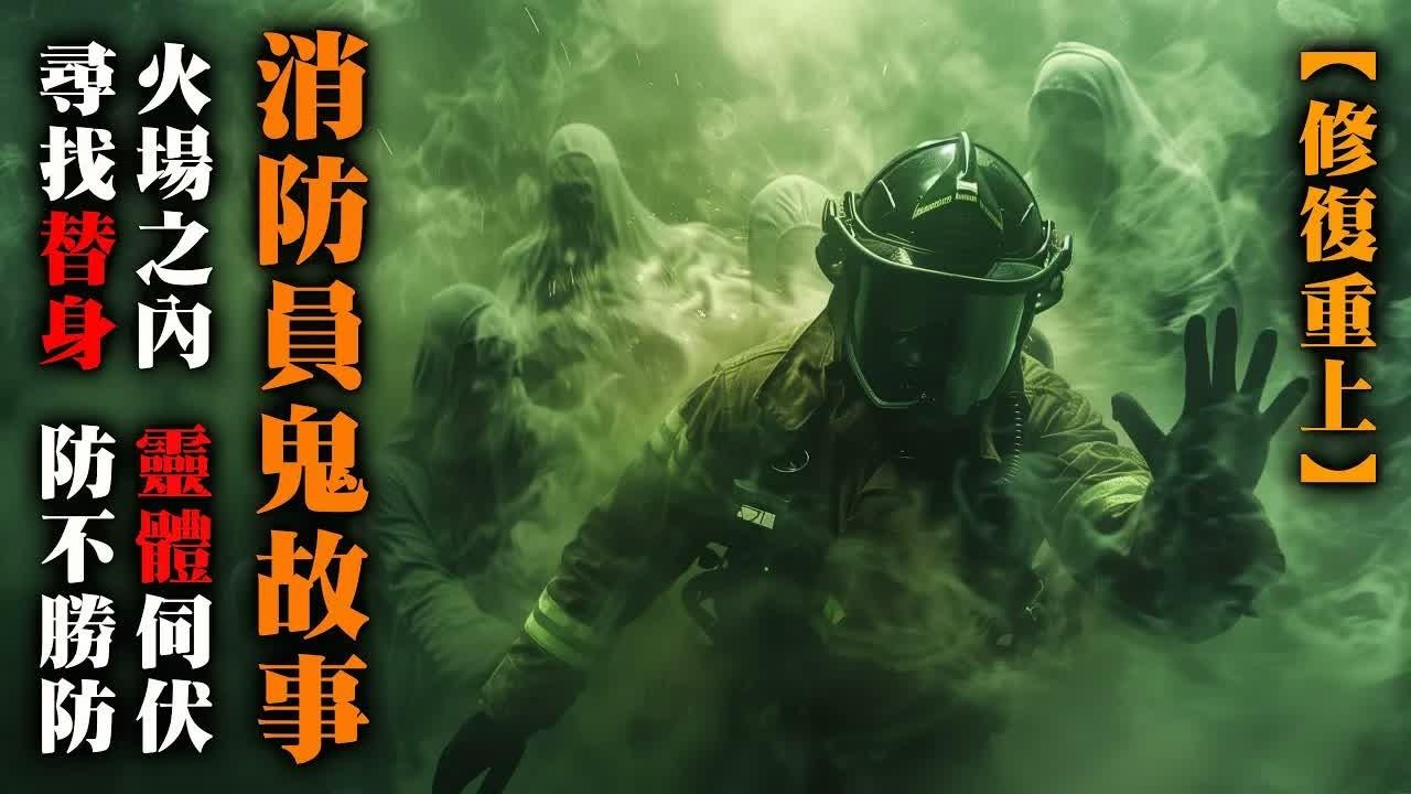 【鬼故 香港 恐怖粵語 】修復重上｜消防員鬼故事｜火場中見到女孩求救｜全隊只有一個消防員見得到…｜真人真事｜廣東話 ｜聽鬼故事