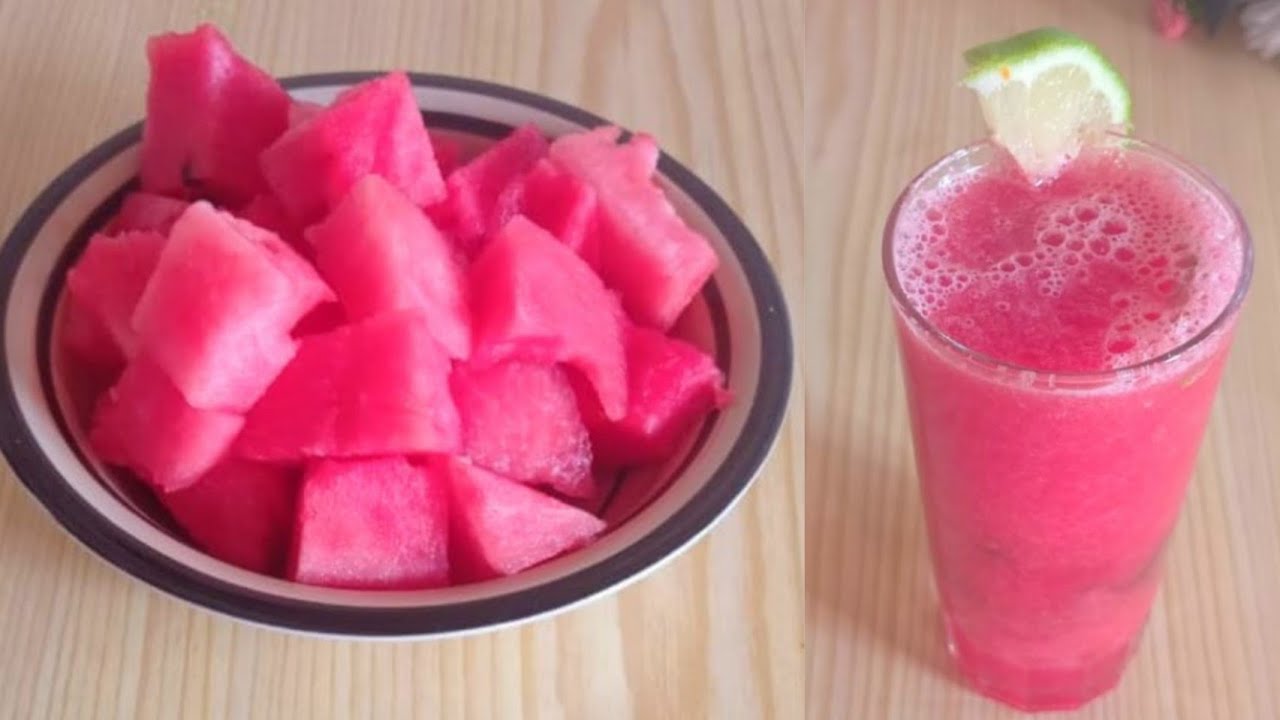 Le fraîche Jus de Pastèque 🍉 élemine les cellules cancéreuses en 3 minutes