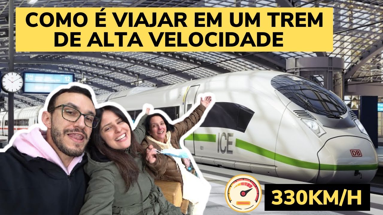 COMO SÃO OS TRENS DE VIAGEM NA ALEMANHA (ICE/IC)
