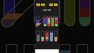 Water sort puzzle level 564