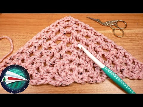 Crochet | Summer Triangular Scarf | Basic Instructions