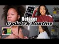 Relaxer Touch-Up Routine - 14 Week Stretch // How Is My Hair REALLY Doing?