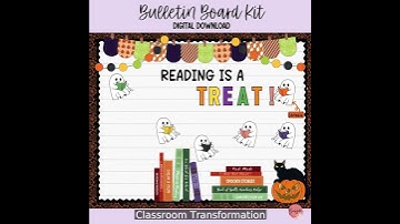 Spooky Halloween Bulletin Board Kit for Teachers!