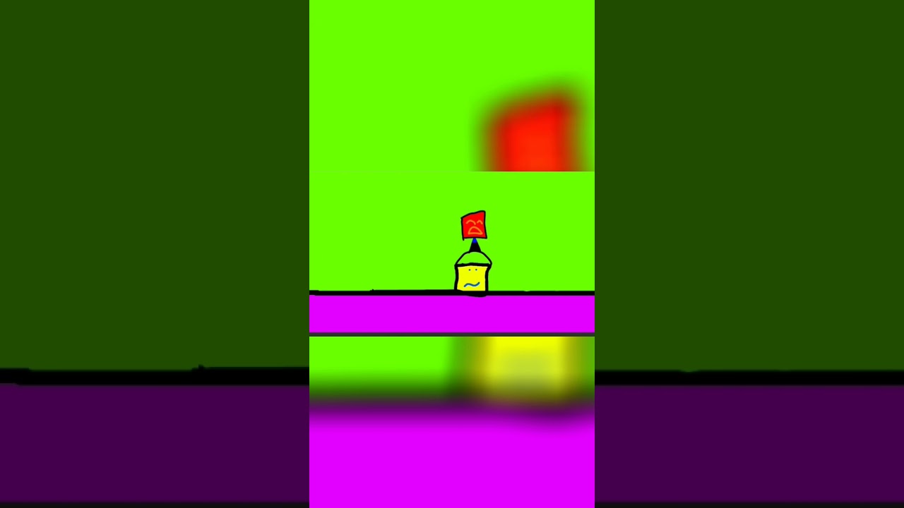 Geometry dash cube finds a spike hat 