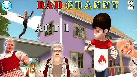 Bad granny chapter 2 act 1 full gameplay in tamil/Horror game/on vtg!