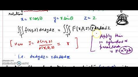 change of variables in triple integrals