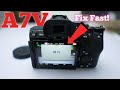 How to Fix Sony A7V Card Slot 2 Not Working