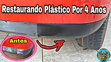 Como restaurar plástico queimado?
