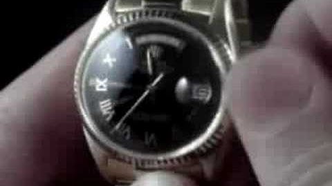 How do I set a pre-quickset Day Date President?