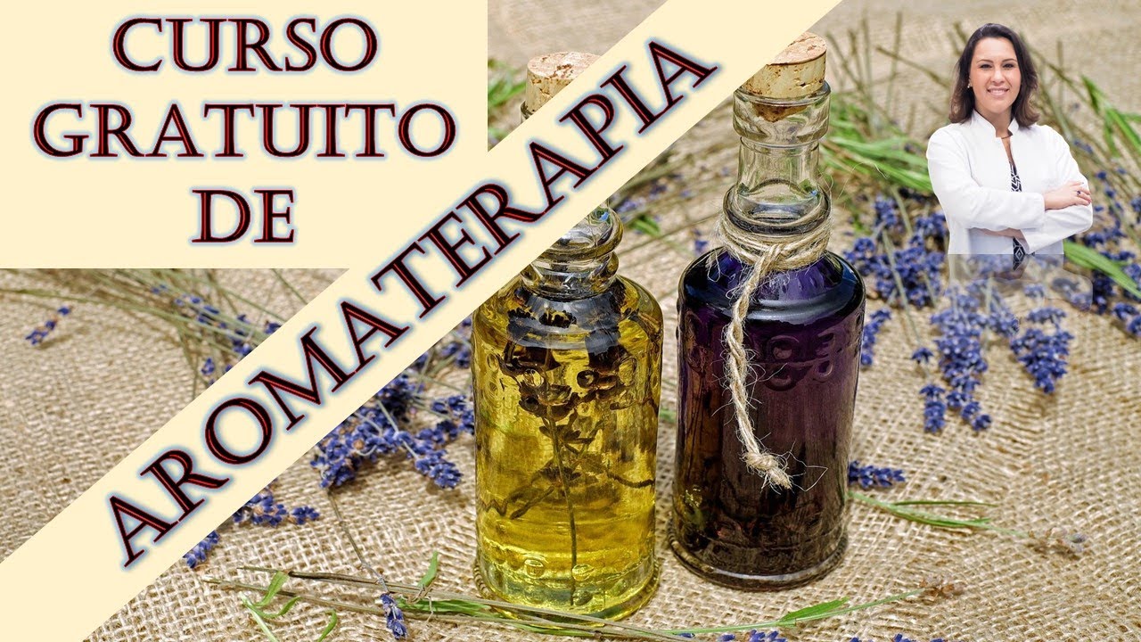 Curso Grátis de Aromaterapia dias 29 e 30/04 às 19h ao vivo pelo YouTube.