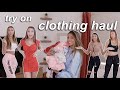 a huge winter try-on clothing haul