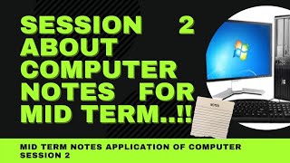 MID -TERM NOTES OF COMPUTER SESSION - 2 screenshot 1