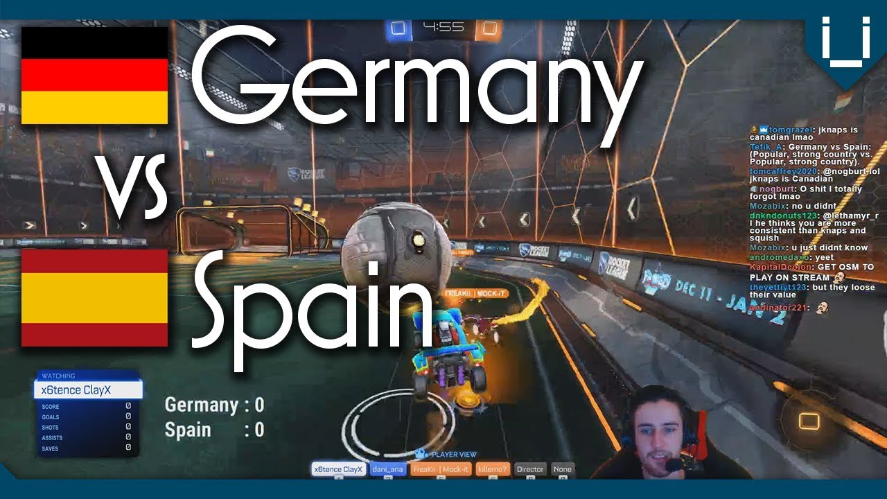 Germany vs Spain | Rocket League 2v2