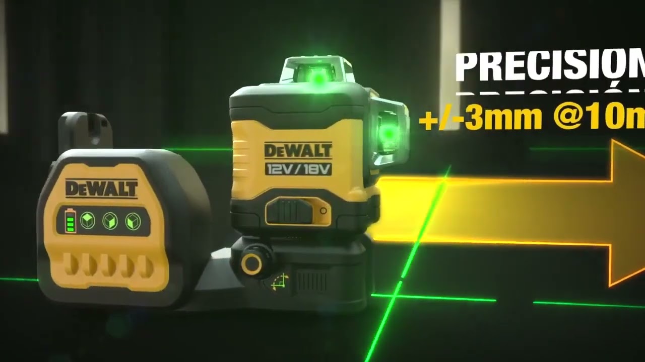 Láser autonivelante 3 lineas 360º verde Dewalt DCE089D1G 