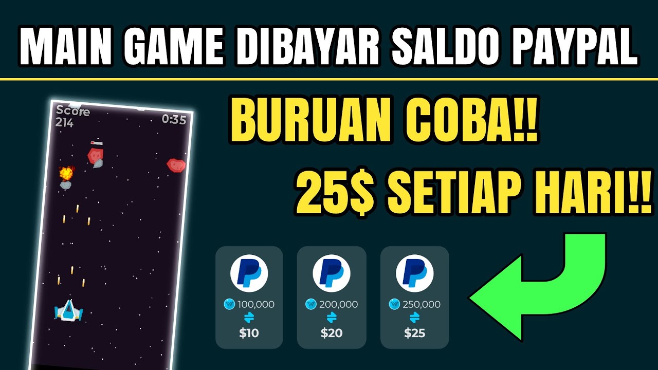 Game Penghasil Saldo PayPal Tercepat: Raih Penghasilan Tambahan Sambil Bermain!  Game Penghasil Saldo PayPal Tercepat: Raih Penghasilan Tambahan Sambil Bermain!