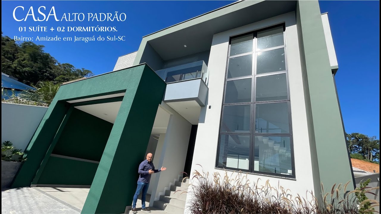 CASA ALTO PADRÃO 01 Suíte + 02 Dormitórios Bairro Amizade em