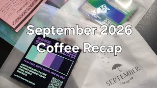 Full September 2026 Coffee Recap Guide